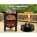 BBQ Grill 3-In-1 Charcoal Smoker