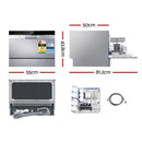 6 Place Settings Benchtop Dishwasher Sliver