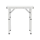 Weisshorn Folding Camping Table 60CM Adjustable Portable Outdoor Picnic Desk