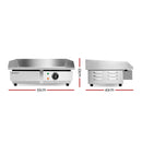 Commercial Electric Griddle 55cm BBQ Grill Plate 3000W