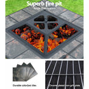 Fire Pit BBQ Grill Ice Bucket 4-In-1 Table