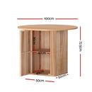 1M Dining Table Storage Base