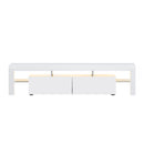 Entertainment Unit TV Cabinet LED 189cm White Elo