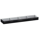 Raised Garden Bed 2 Pcs 210x90cm Planter Box Container Galvanised Metal Outdoor