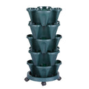 Garden Bed 5 Tier Vertical Garden Strawberry Stackable Planters Herbs Petunias