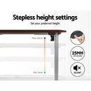 Standing Desk Motorised 140CM Walnut