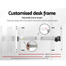 Standing Desk Motorised Sit Stand Desks White Oak 140CM