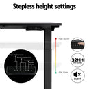 Standing Desk Motorised Dual Motor Black 120CM