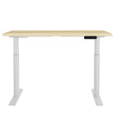 Standing Desk Motorised Electric Dual Motor 120CM White Oak