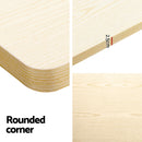 Standing Desk Motorised Electric Dual Motor 120CM White Oak