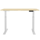 Standing Desk Motorised Electric Dual Motor 140CM White Oak