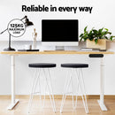 Standing Desk Motorised Electric Dual Motor 140CM White Oak