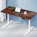 Standing Desk Motorised Electric Dual Motor 120CM Rustic Brown