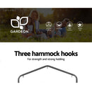 Outdoor Hammock Chair with Stand Swing Hanging Hammock Garden Cream
