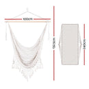 Hammock Chair Swing Camping Mesh Cream