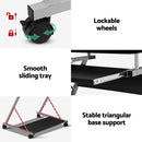 Computer Desk Office Chair Set Desks with Keyboard Shelf Try Black