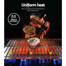 Portable Gas BBQ Grill 2 Burners with 2 Plates