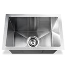 Kitchen Sink 45X30CM Stainless Steel Basin Single Bowl Silver