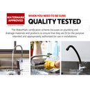 Kitchen Mixer Tap Mixer Round Sink Faucet Basin Laundry Black