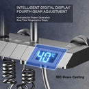 Luxury LED Digital Shower Set – Geobella S31 Thermostatic Rainfall Spa Mixer with Handheld & Bath Tap