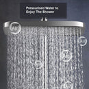Luxury LED Digital Shower Set – Geobella S31 Thermostatic Rainfall Spa Mixer with Handheld & Bath Tap
