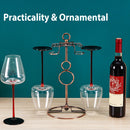 Wine Glass Rack Countertop Freestanding Stemware Rack Wine Glass Stand Racks