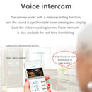 Wireless Solar Ip Camera With 1080P Hd Motion Detection Night Vision And Tf Card Support