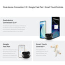 Wireless Bluetooth Earphones with 3d Spatial Sound and Active Noise Reduction - Black