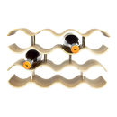 Wooden Wave Wine Rack/Creative Home Grape Wine Holder Shelf Cabinet/Bottle Rack