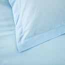 100% cotton Premium Doona Duvet Quilt Cover Set with Soft Pillowcases - Aqua-Double