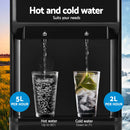 Water Cooler Dispenser Bench Top 22L Black