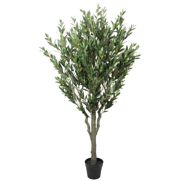180cm Artificial Bushy Olive Tree with Olives