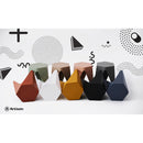 2x Bar Stools Puzzle Plastic Foot Stool Black