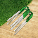 Prime Turf Artificial Grass 100pcs Synthetic Pins Fake Lawn Turf Weed Mat Pegs Joining Tape