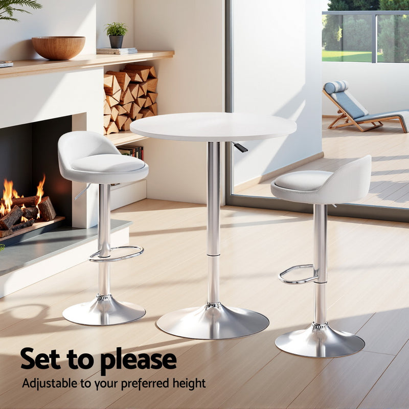 Bar Table and Stools Set Dining Desk Kitchen Chairs Cafe Pub