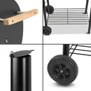 BBQ Grill 2-In-1 Offset Charcoal Smoker