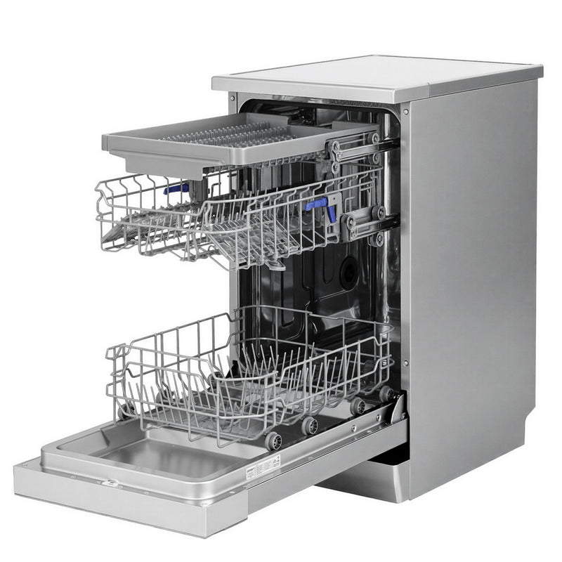 Devanti 10 Place Settings Freestanding Dishwasher Silver