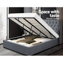 Artiss Bed Frame King Size Gas Lift Grey ISSA