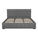Artiss Bed Frame King Size Gas Lift Grey TIYO