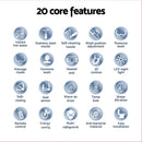 Cefito Electric Bidet Toilet Seat Cover LED Night Light Heated Seat with Remote