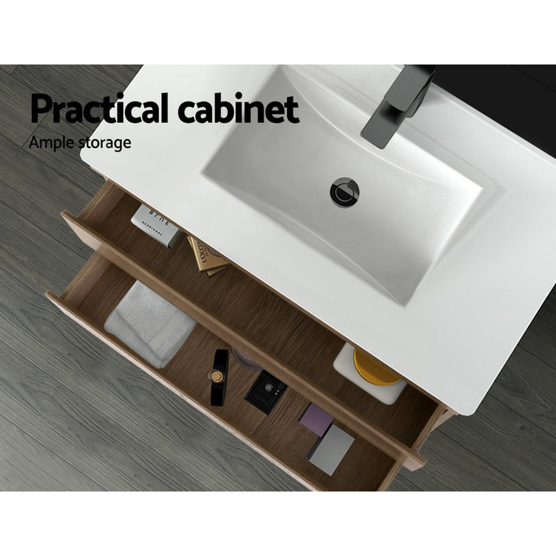 Cefito Vanity Unit 915mm with Basin Oak