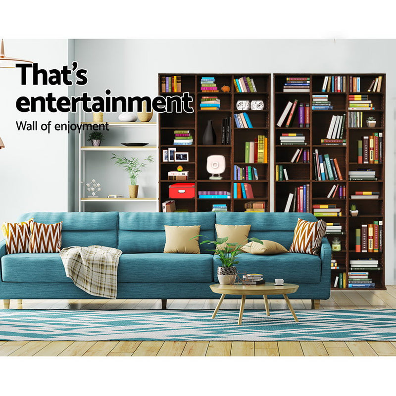 Bookshelf CD Storage Rack - BERT Walnut