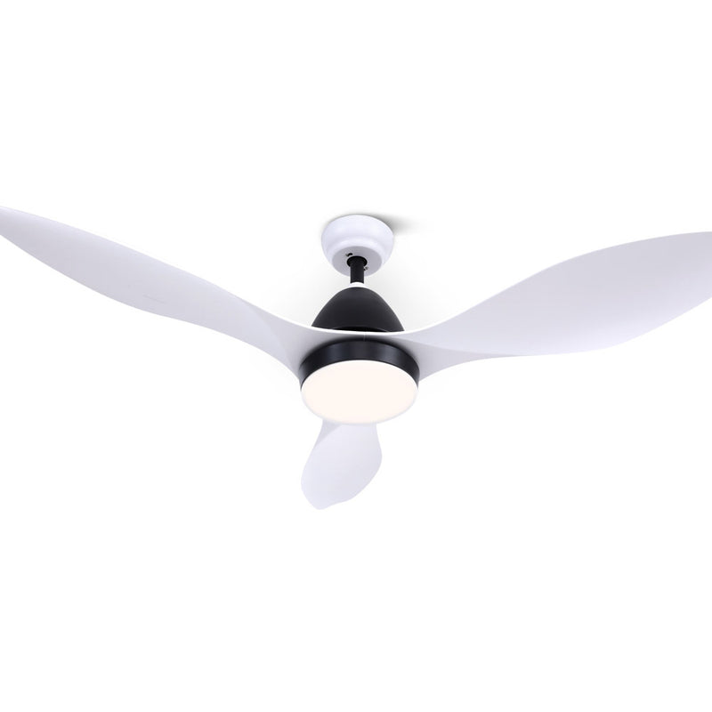 48'' Ceiling Fan DC Motor w/Light w/Remote - White