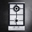 Gas Cooktop 30cm 2 Burner Silvir
