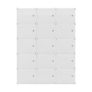 Shoe Rack Storage Cabinet DIY 15 Storage Cube Stackable White