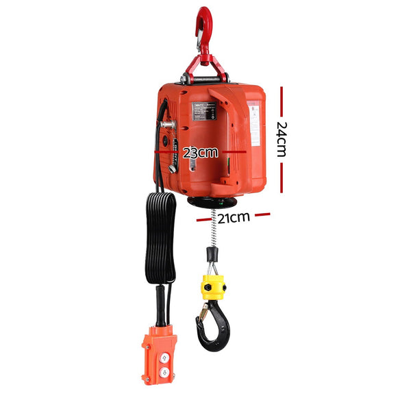 Electric Hoist Winch 500KG Wired/Wireless Remote Control