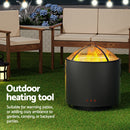 Fire Pit BBQ Portable Deep Bowl Outdoor Fireplace