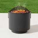 Fire Pit BBQ Portable Deep Bowl Outdoor Fireplace