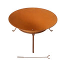 70cm Fire Pit Rustic Iron Bowl Outdoor