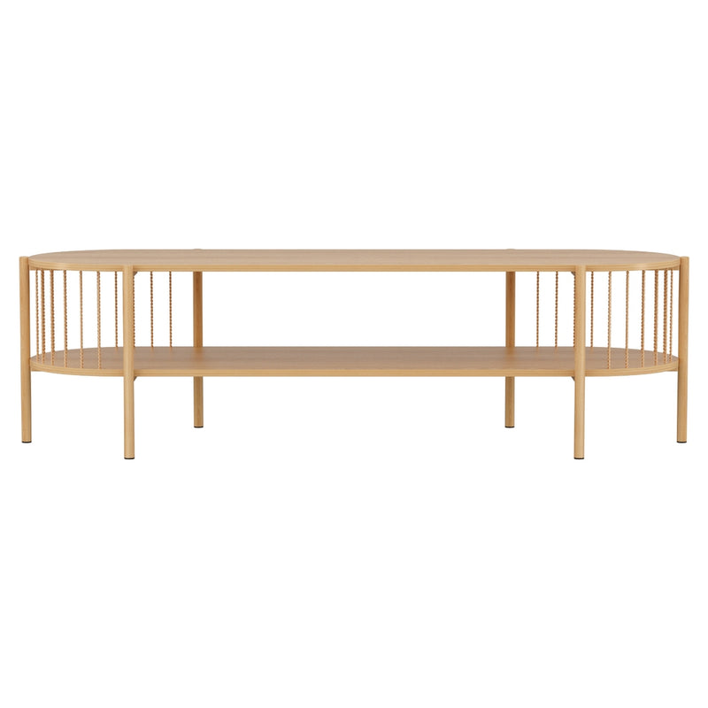 Artiss TV Unit Entertainment Unit Storage Shelf 148cm Pine